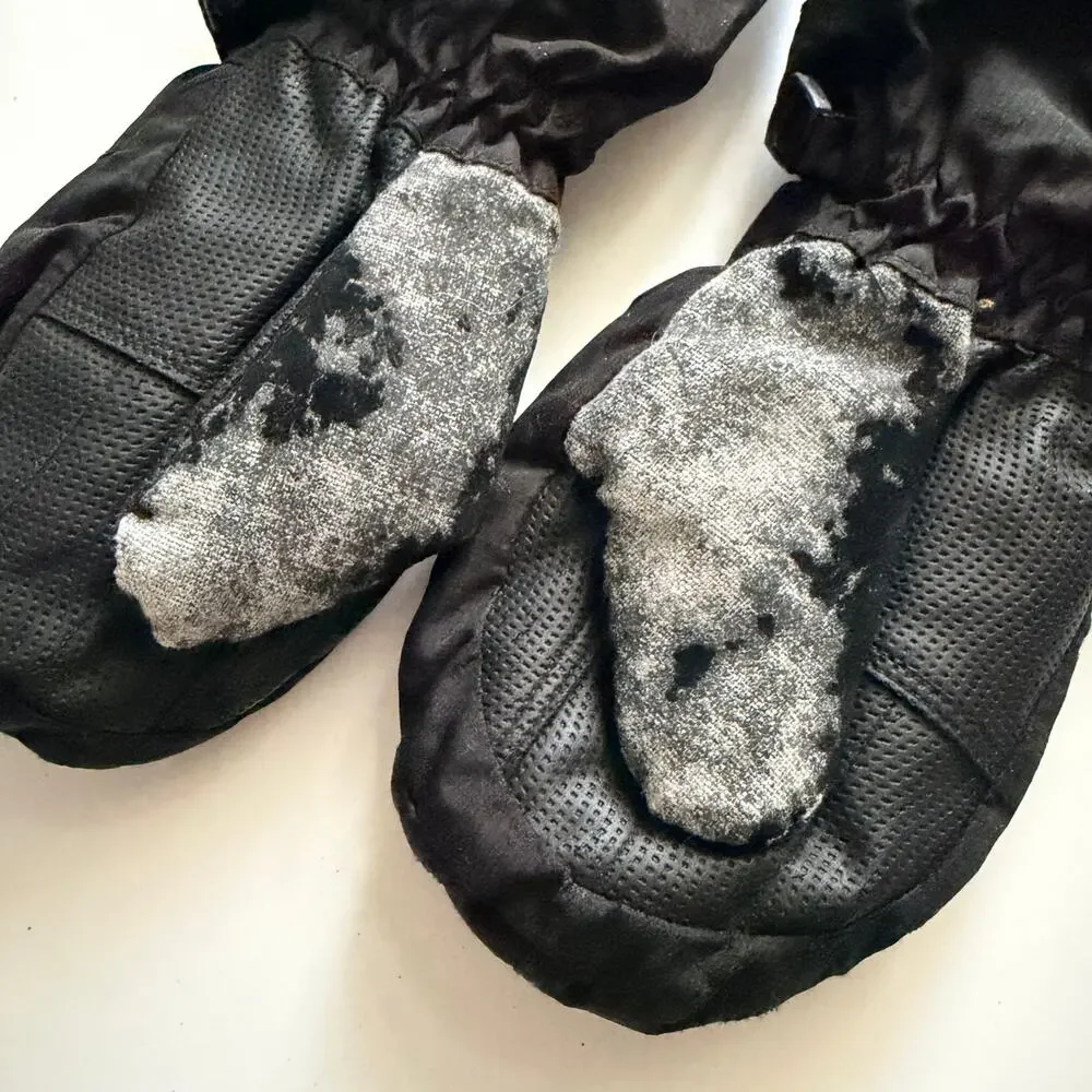 REI Black Winter Mittens - Size 3T - Worn see photos